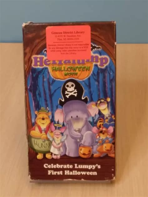 POOH'S HEFFALUMP HALLOWEEN Movie Vhs Walt Disney Winnie The Pooh EUR 26 ...