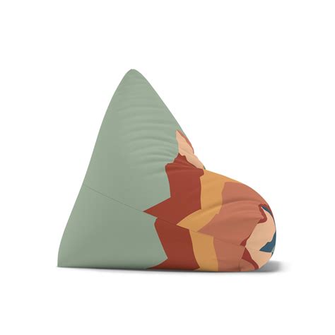 Boho Sun Bean Bag Cover Mountain Bean Bag Chair Cover - Etsy