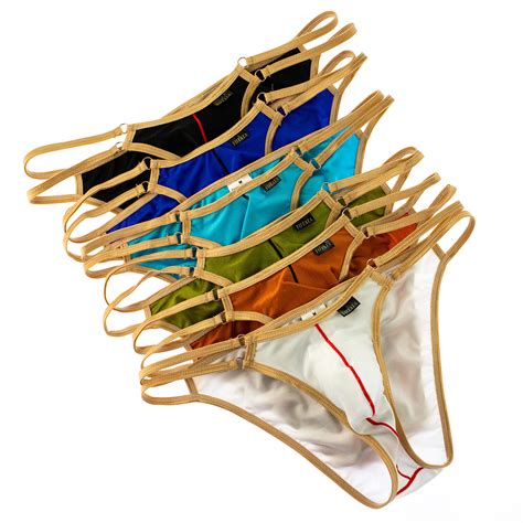 Men's Sexy Underwear Brief Low-rise Hollow Waistband Sexy Bikini Men's