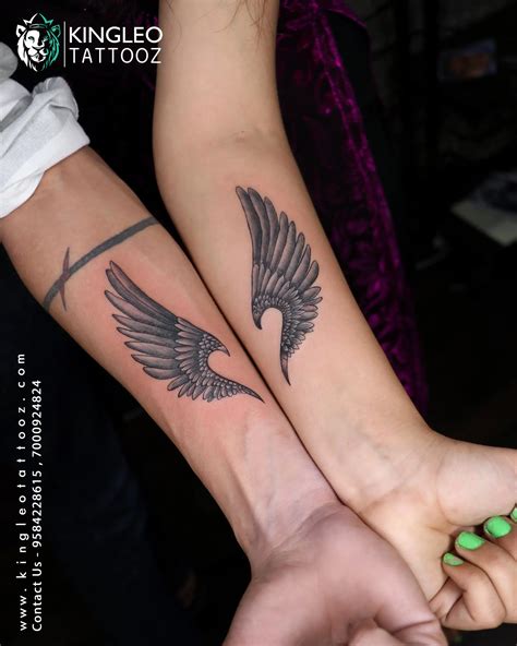 couple tattoos  kingleo tattooz unique designs  eternal love