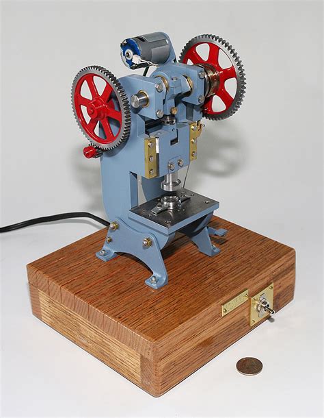 industrial punch press  miniature engineering craftsmanship museum