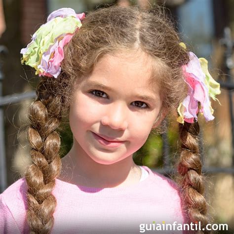 Las 93+ mejores peinados para niñas con coletas y trenzas ...