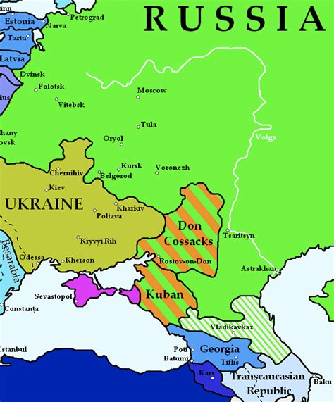 Kuban Cossack Government (1918 - 1920) - Dead Country Stamps and ...