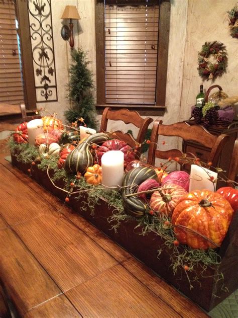 Fall Pumpkin Centerpiece