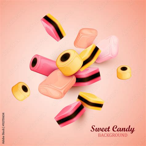 abstract background  candies stock vector adobe stock