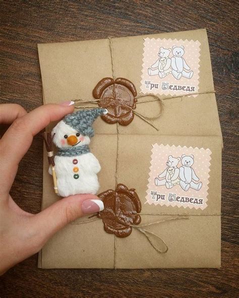 Брошко-снеговик и открыточки-милые подарочки к новому году😊⛄. Снеговик ...
