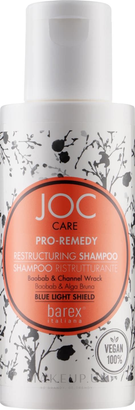 Barex Italiana Joc Care Shampoo - Restructuring Shampoo for Damaged ...