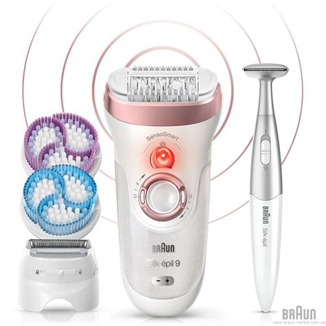 Эпилятор Braun SES 9/980 SkinSpa SensoSmart. Купить в официальном ...