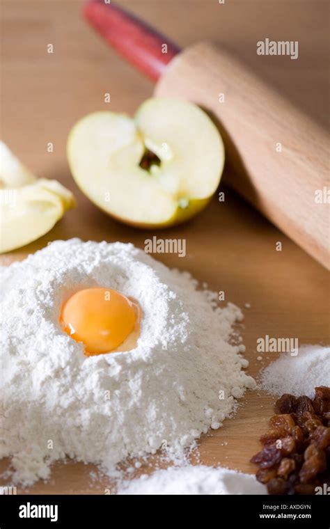 baking ingredients close  stock photo alamy