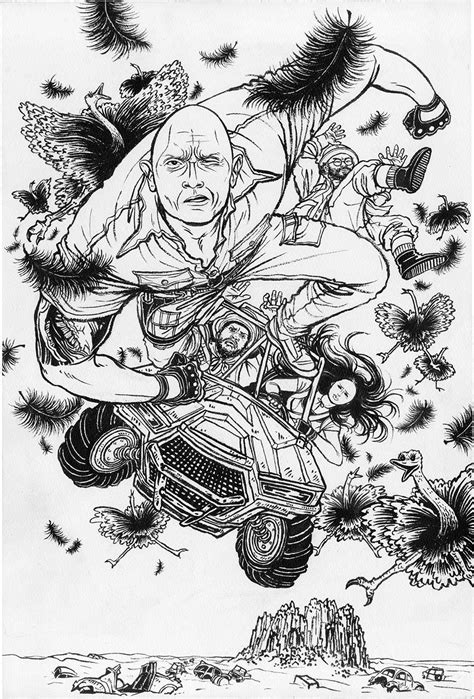 Jumanji The Next Level poster - Yuko Shimizu