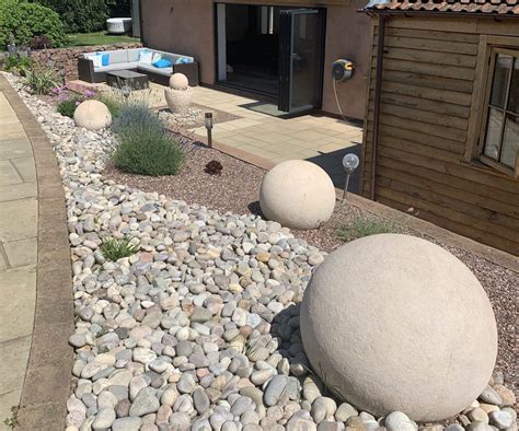 Large Ball Sphere - Stone Garden Ornaments & Garden Statues in UK