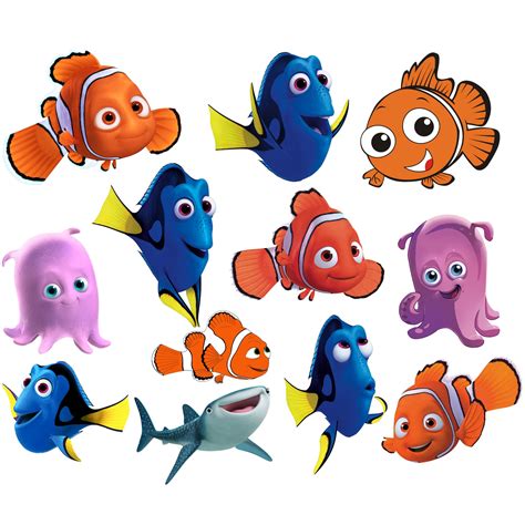 Finding Nemo Png Bundle, Finding Nemo Png Clipart Set, Nemo Png