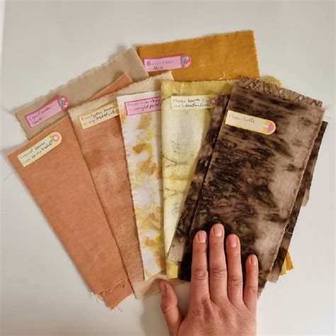 hand dyed fabric naturally dyed fabric plant dyed textiles