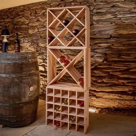 casier  bouteilles de vin en pin   compartiments xx
