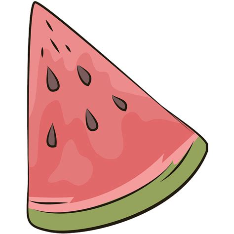 watermelon slice  vector clipart images  creazillacom