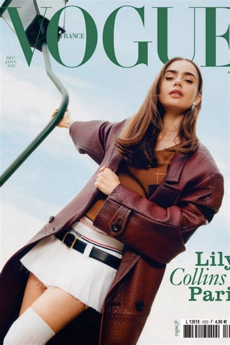 Lily Collins Vogue France January, 2023 – Star Style
