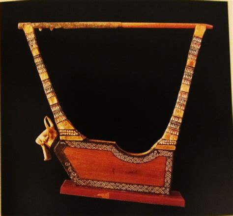 Instrumento Musical de Ur Iraq Museum, Baghdad Madera