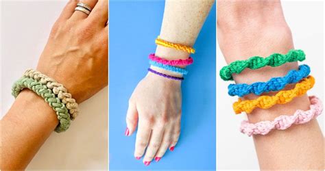 25 Free Macrame Bracelet Patterns to Make at Home