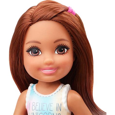Купить куклу Барби Челси в топе с единорогом Barbie Club Chelsea Doll ...