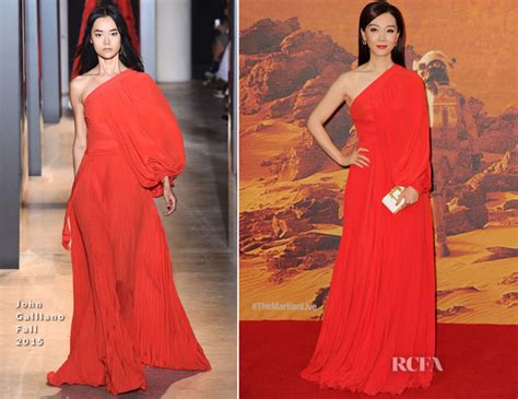 Chen Shu In John Galliano - 'The Martian' London Premiere - Red Carpet ...