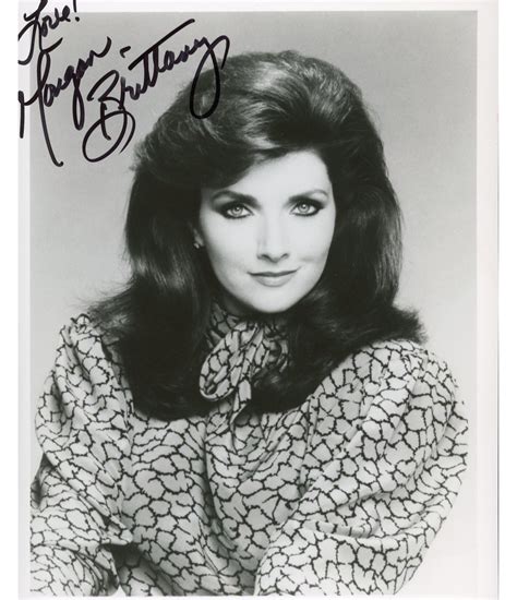 Morgan Brittany signed photo