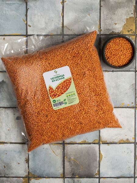 Чечевица красная, Eco Products, 5000 гр / чечевица для супов и гарниров ...