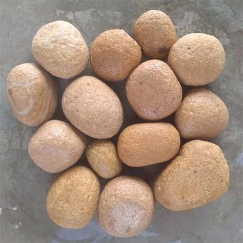 Brown Tumbled Rough Pebble Stone, For Landscaping at Rs 25/kg in Ratangarh