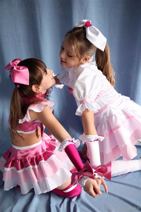 The Big ImageBoard (TBIB) - 2girls blonde hair brown hair child cosplay ...