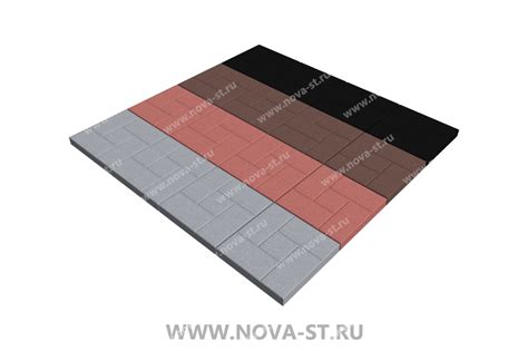 Купить тротуарную плитку Калифорния 300х300х40 в Москве и области