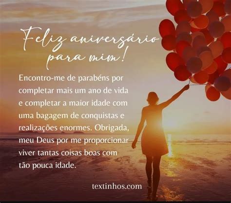 Mensagem De Mim Para Mim - 133 Textos de Aniversário para Mim: parabéns para mim! – Textinhos