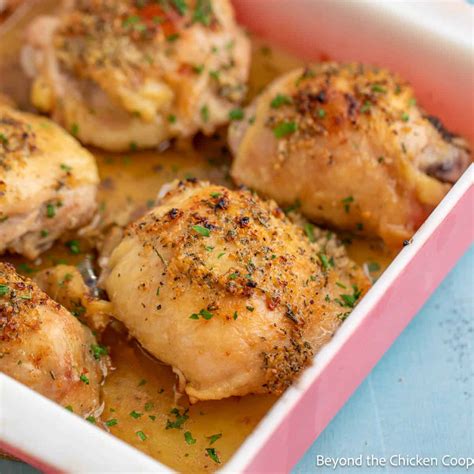 Baked Honey Chicken Thighs - Beyond The Chicken Coop