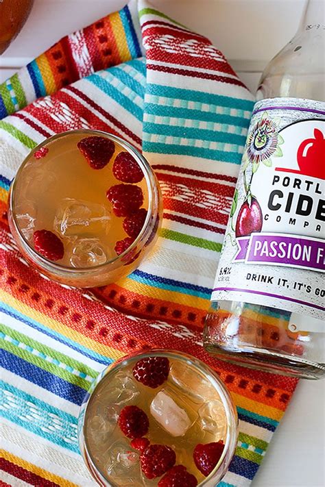 passion fruit cider punch  home cooks kitchen