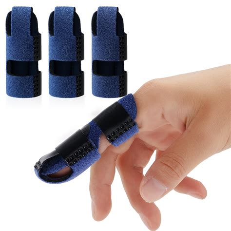 Echify Upgraded Finger Splints - 3Pcs Full Coverage Finger Protector