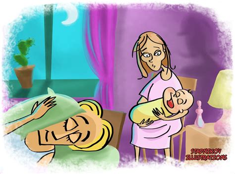 👶🌃 Ночное дежурство. А вы помните бессонные ночи с младенцем? Моя ...