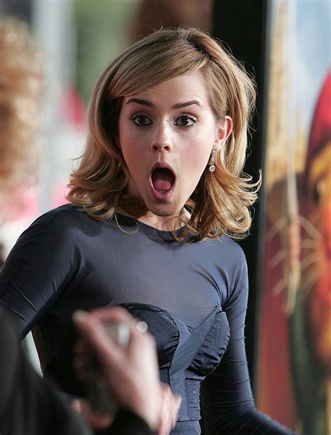 Download Emma Watson Funny Face Wallpaper | Wallpapers.com