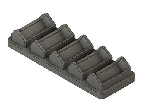 Držák WAGO svorek 5x 5W na DIN lištu (WAGO Holder For DIN Rail) by ...
