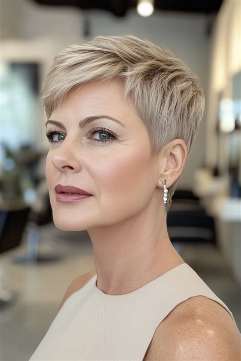 Blonde Short Haired Milf