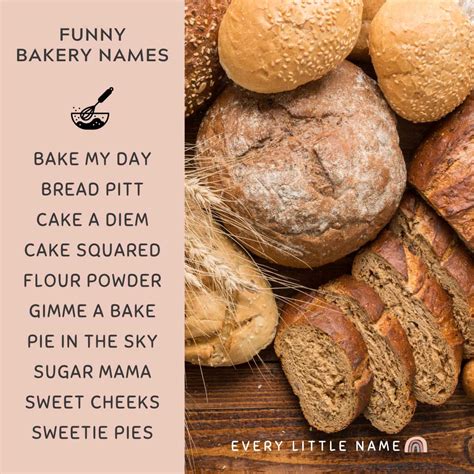 180 Best Bakery Name Ideas (Cute, Creative, and Catchy) - Every Little Name