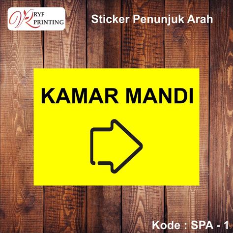 jual sticker penunjuk arah shopee indonesia