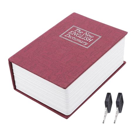 KMSS Book Safe Box with Lock Dictionary Diversion Safe Secret Hidden