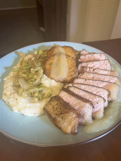 Result of boneless pork chop. Thank you for the input! : r/sousvide