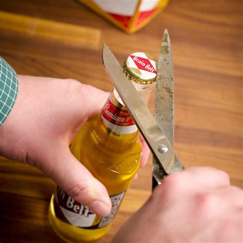 how to open a cork bottle without a bottle opener