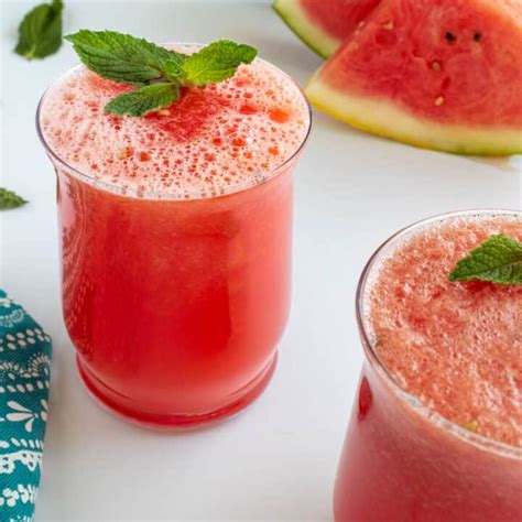 Easy Watermelon Water (Agua de Sandia) - Simply Scrumptious Eats