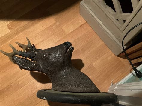 black forest wooden head