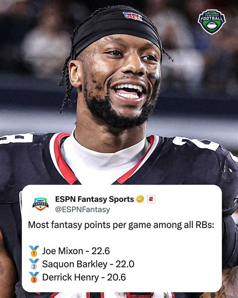 NFL on ESPN | Joe Mixon has the running back crown 👑 | Instagram