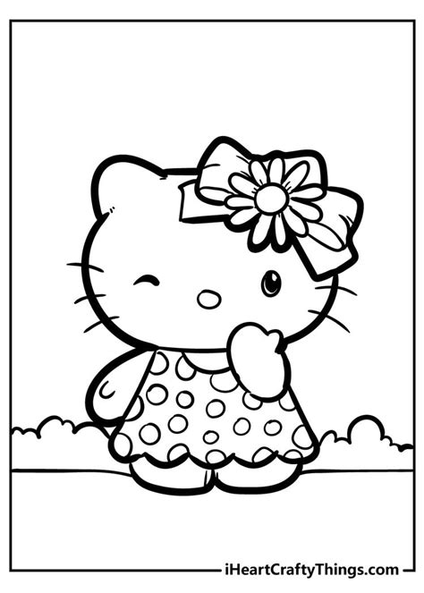 70 Hello Kitty Coloring Pages | Hello kitty colouring pages, Hello ...