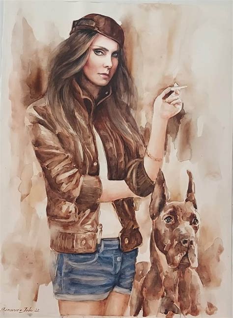 Katerina Painting by Vitalii Gatsutsyn Yalpachek-Levy | Saatchi Art