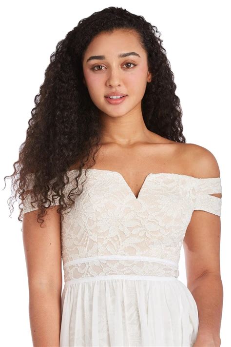 Red/Nude Morgan & Co 12671 Homecoming High Low Prom Dress - Formal