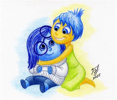Joy and Sadness by Goldy--Gry on DeviantArt