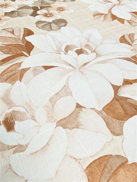 Vintage Wallpapers - Online Shop | Vintage Brown Flower Pattern…